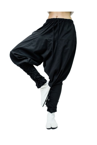 Pantalon Sarouel ajustable en Coton