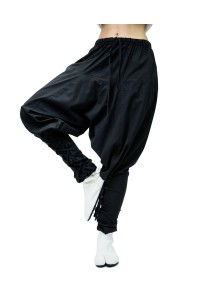 Pantalon Sarouel ajustable en Coton